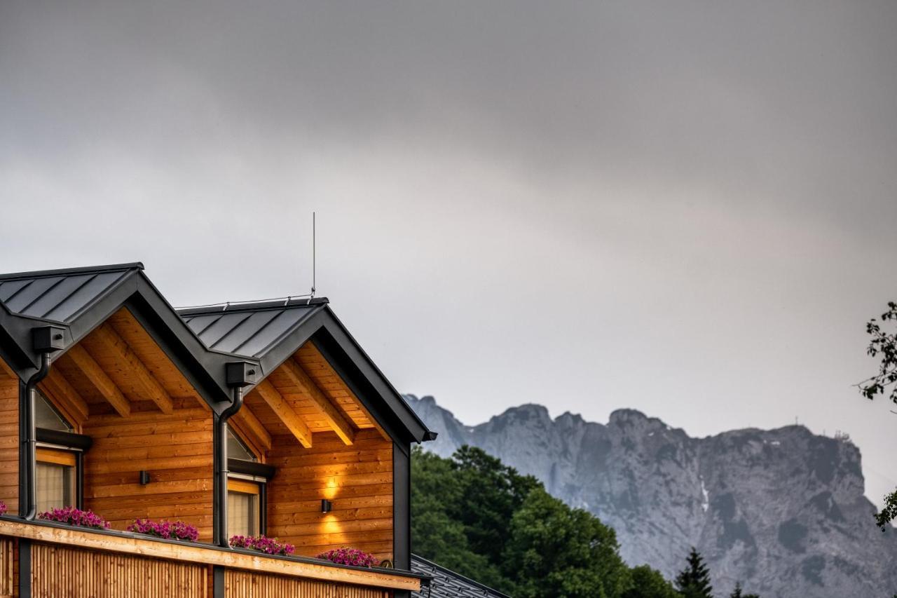 Hotel Garni Kranzbichlhof Durrnberg Bagian luar foto
