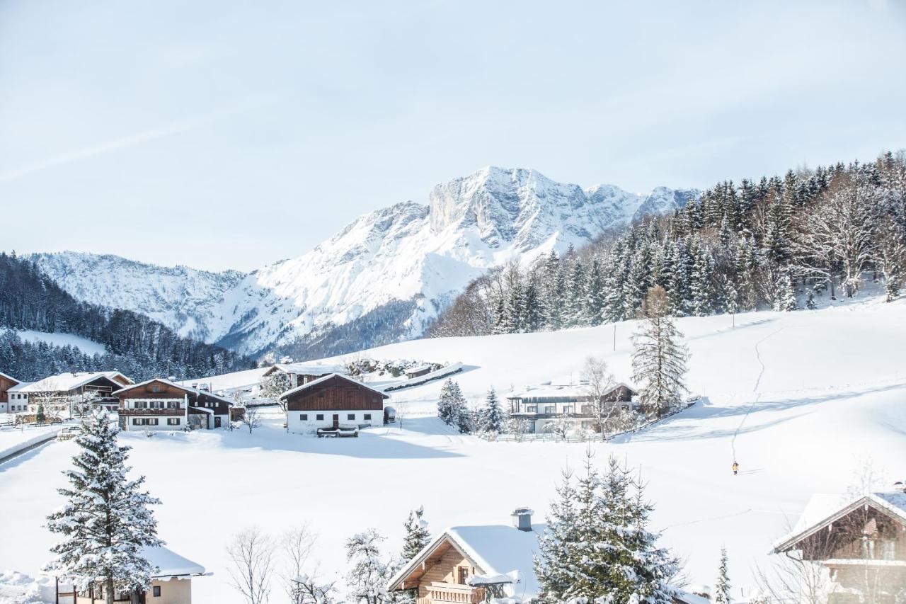 Hotel Garni Kranzbichlhof Durrnberg Bagian luar foto