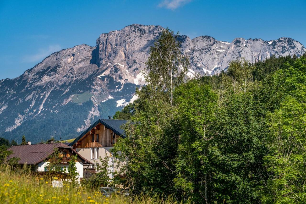 Hotel Garni Kranzbichlhof Durrnberg Bagian luar foto